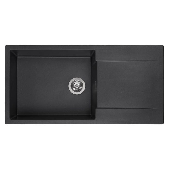 Reginox Kitchen Sink Reginox Amsterdam 540 Kitchen Sink - Black Silvery