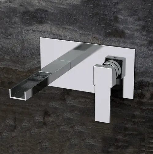 Remer Bathroom Faucet Remer Qubika Cascata Built In Single Lever Basin Mixer - QC15