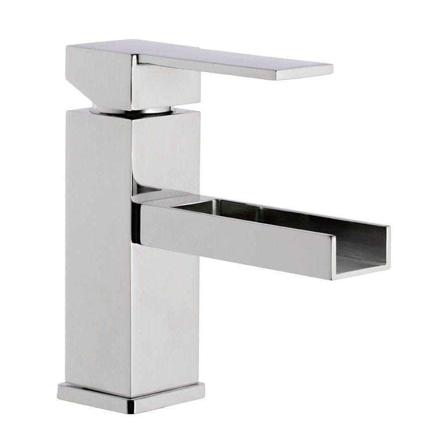 Remer Bathroom Faucet Remer Qubika Cascata Single Lever Basin Mixer without Pop Up Waste - QC11