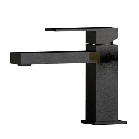 Remer Bathroom Faucet Remer Skyline Single Lever Basin Mixer Bush Black Chrome - QD10CFP