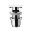 Remer Bathroom Accessories Remer Square Automatic Pop-up Waste Without Overflow In Polished Chrome