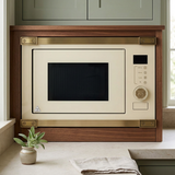 Revised product-only kitchen image of the ivory Kaiser Art Deco microwave