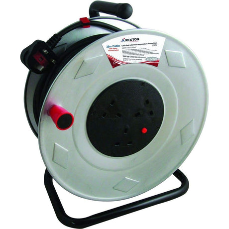 Rexton Extension Cords & Accessories Rexton 3-Way 13A Extension Reel