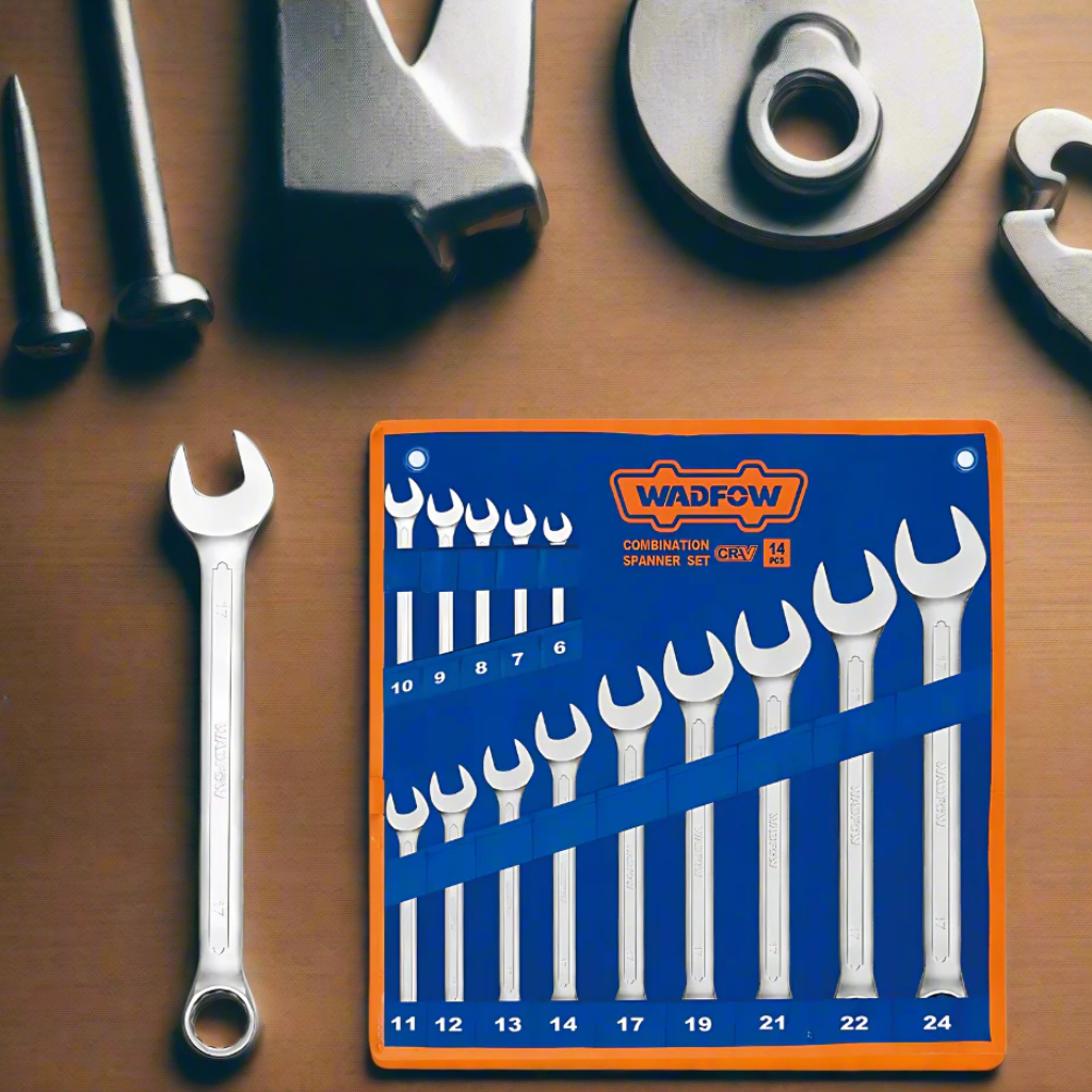 Wadfow 14-Piece Combination Spanner Set  6 to 24mm-  WSP1M24