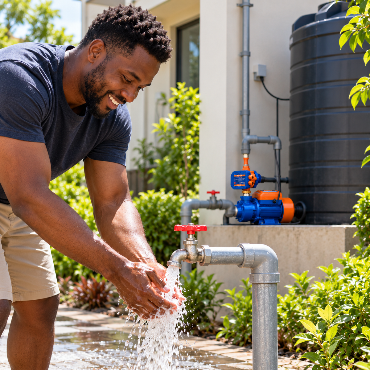 Wadfow Compact Home Water Pressure System 0.5HP + Automatic Control | Supply Master Complete