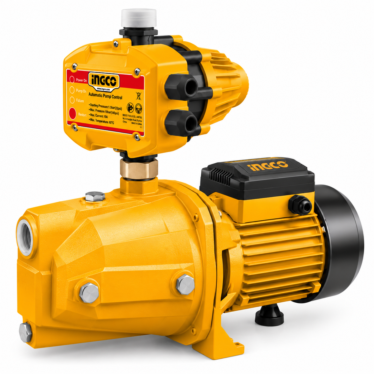 Ingco Strong Home Water Pressure System 1.5HP + Automatic Control | Supply Master Complete