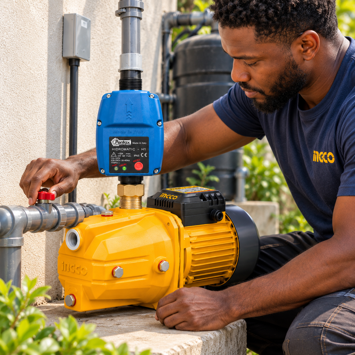 Ingco High-Demand Home Water Pressure System 2HP + Pentax Control | Supply Master Complete