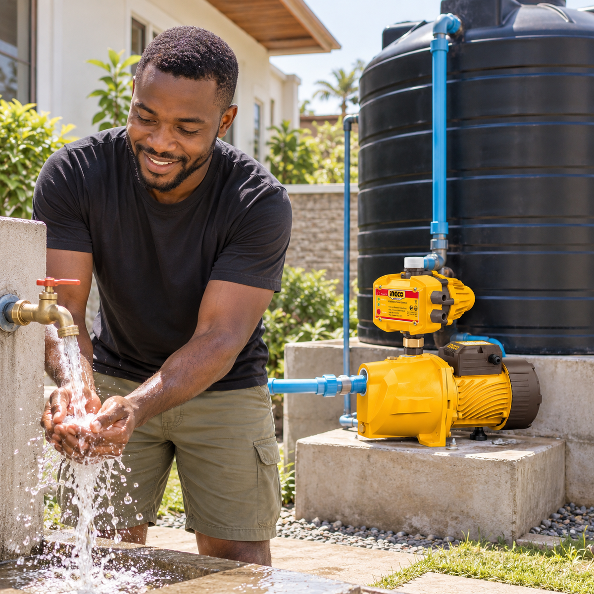 Ingco Strong Home Water Pressure System 1.5HP + Automatic Control | Supply Master Complete