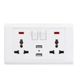 RR Switches & Sockets RR 13A Double Socket Outlet with USB