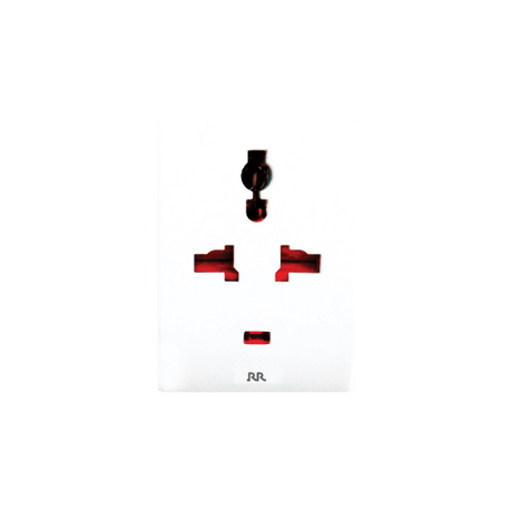 RR Switches & Sockets RR 13A Universal Multi Socket Plug Adapter