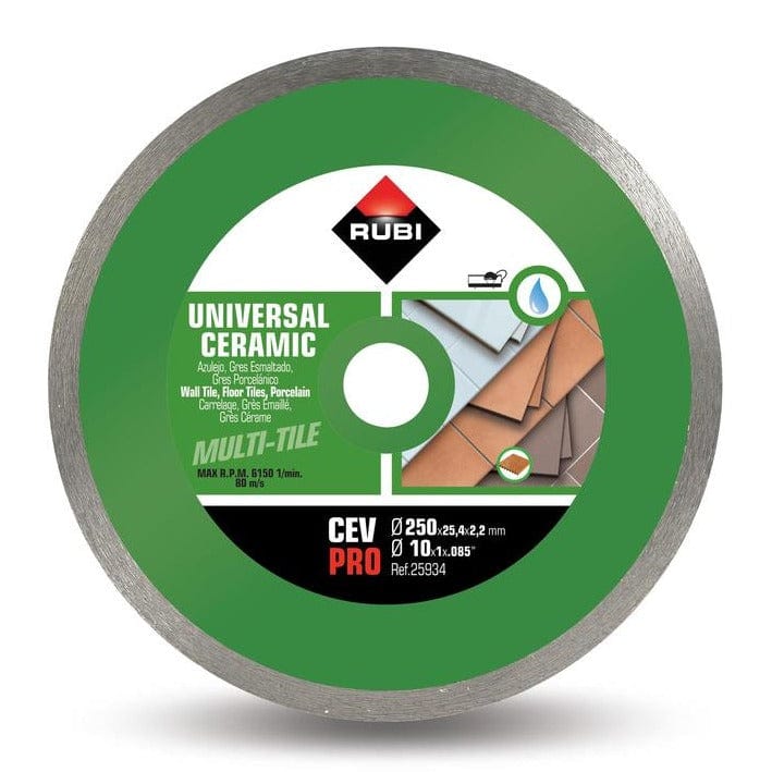 Rubi Grinding & Cutting Wheels Rubi Ceramic Tile Diamond Blade - CEV PRO