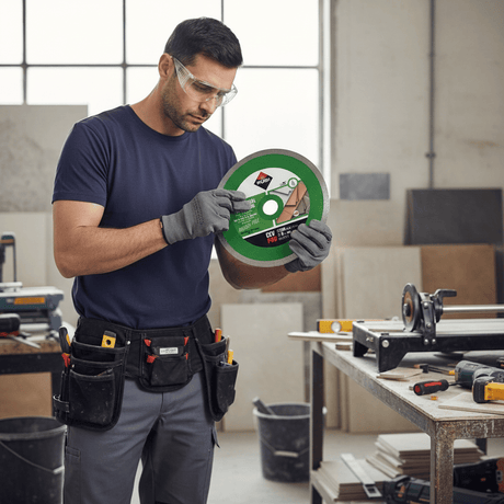 Rubi Grinding & Cutting Wheels Rubi CEV-250 Pro Continuous Rim Ceramic Tile Diamond Cutting Disc 250mm - RUBI-25934