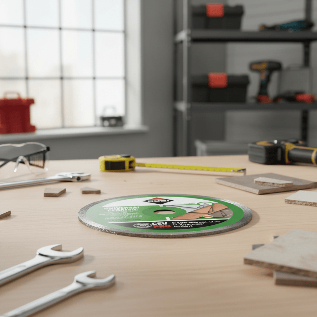 Rubi Grinding & Cutting Wheels Rubi Continuous Rim Ceramic Tile Diamond Cutting Disc 180mm - 250mm | CEV PRO Series