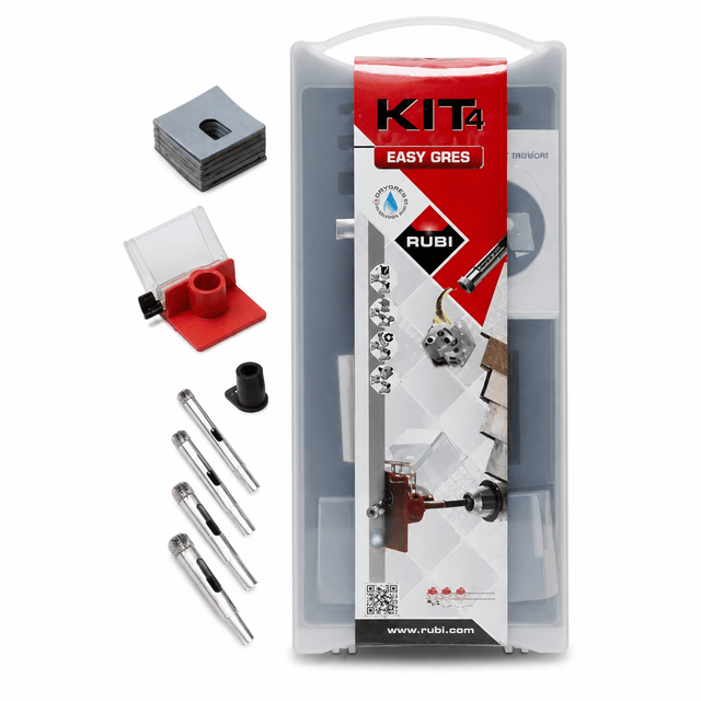 Rubi Drill Bits Rubi Easygres 4-Piece Diamond Drill Bit Kit - RUBI-04904
