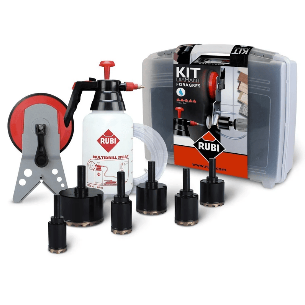 Rubi Drill Bits Rubi Foragres 8-Piece Diamond Drill Bit Kit for Porcelain, Granite & Marble - RUBI-50903
