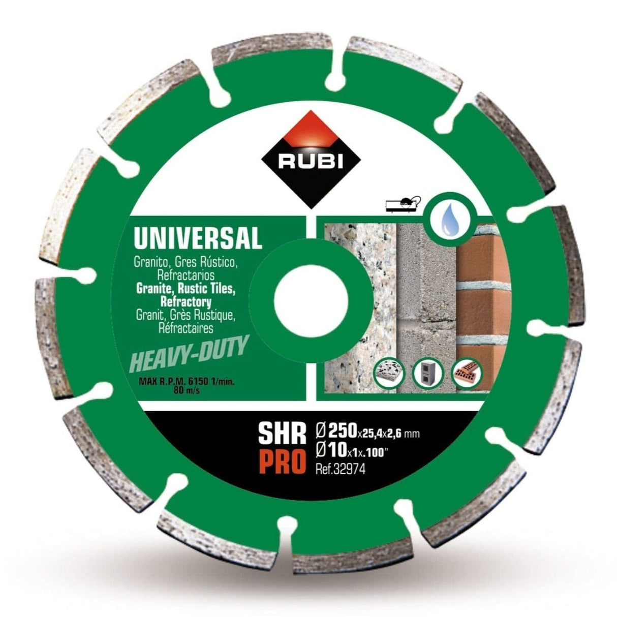 Rubi Grinding & Cutting Wheels Rubi General Purpose Diamond Blade - SHR PRO