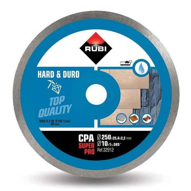 Rubi Grinding & Cutting Wheels Rubi Hard Materials Diamond Blade - CPA SUPERPRO