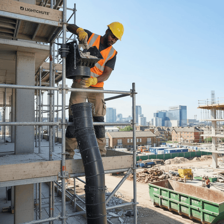 Rubi Construction Equipment Rubi Kanguro Lightchute Rubble-Chute Top Loading Hopper - RUBI-88765