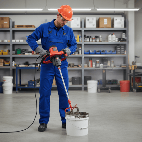 Rubi Mixer Rubi Rubimix-9 N Electric Paint & Mortar Mixer 1200W - RUBI-24958