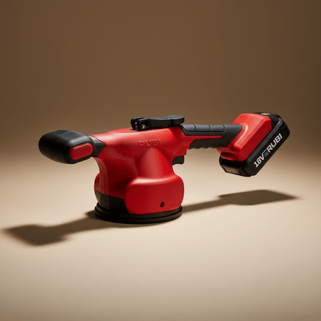 Rubi Marble & Tile Cutter Rubi RV-18 18V Lithium-Ion Cordless Tile Vibrator UK Configuration with 2.0Ah Battery & Charger - RUBI-60944
