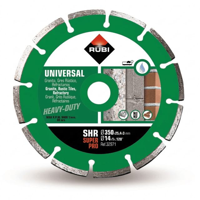 Rubi Grinding & Cutting Wheels Rubi SHR-350 Superpro Segmented General-Purpose Diamond Cutting Disc 350mm - RUBI-32971