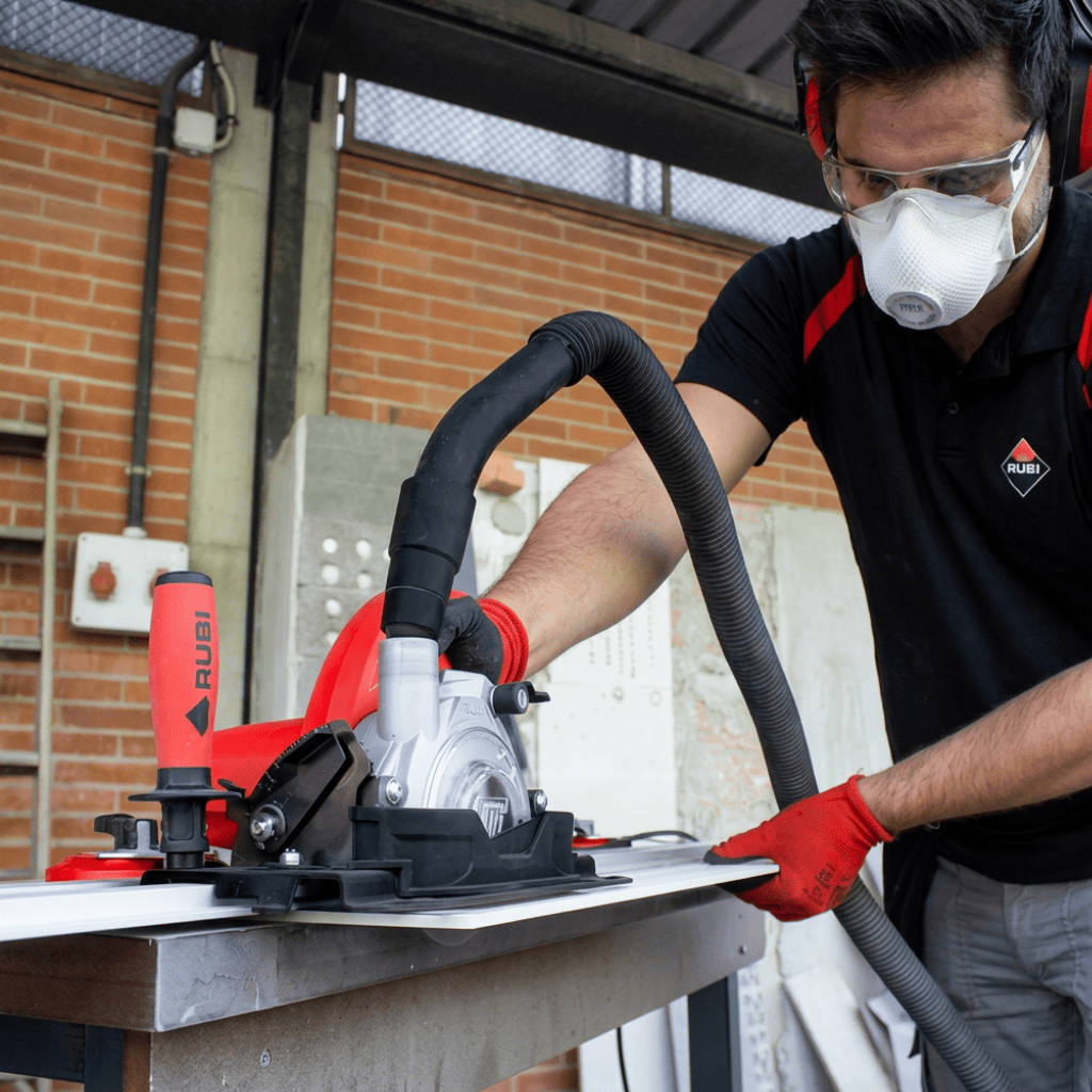 Rubi Circular Saw Rubi TC-125 125mm Professional Circular Tile Saw with Suction Pad 1250W - RUBI-50953