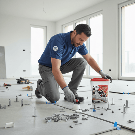 Rubi Marble & Tile Cutter Rubi Tile Level Levelling Quick System Set - RUBI-02941