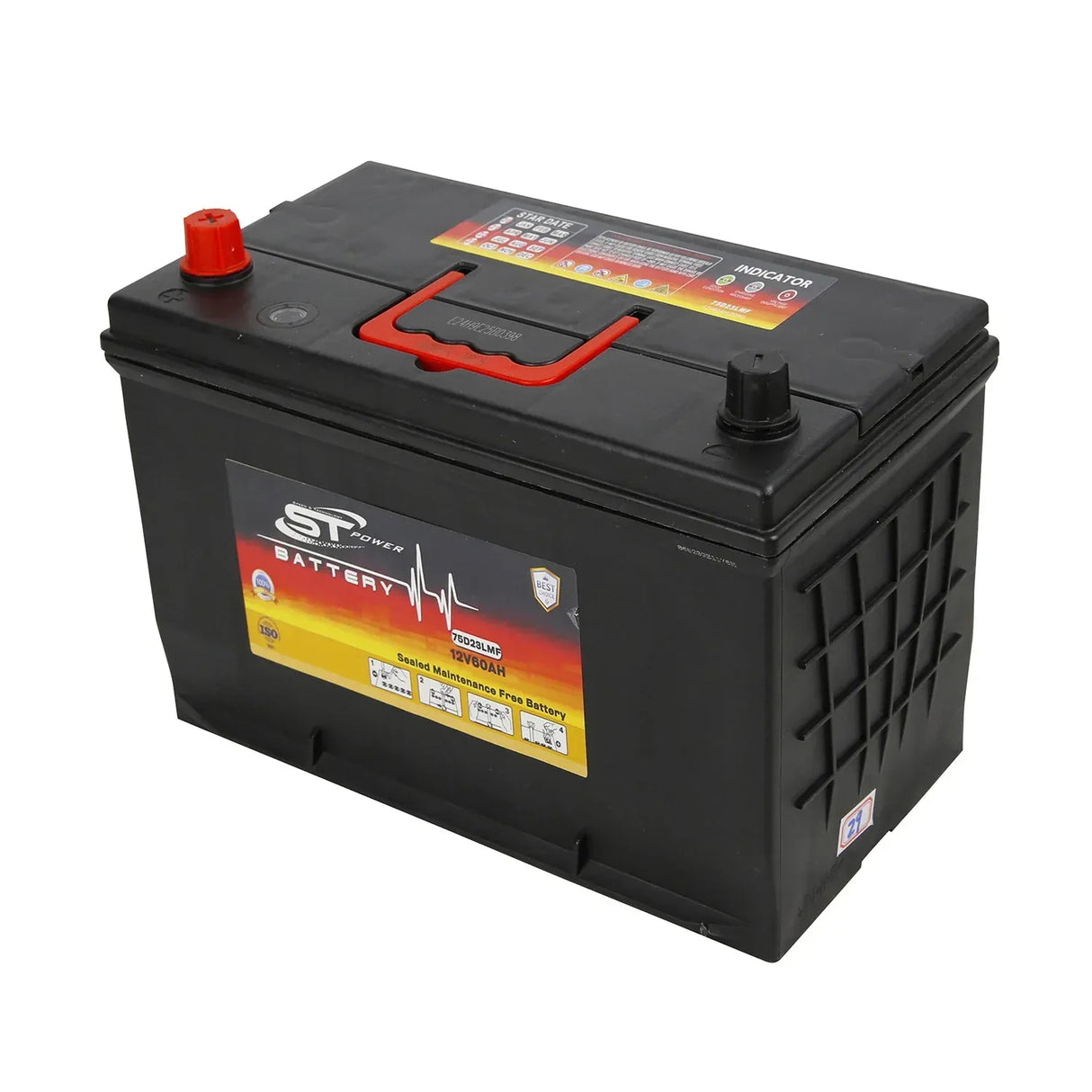 S&T Power Automotive Batteries S&T 17 Plate Power Car Battery 12V 80AH DIN - DIN80MF