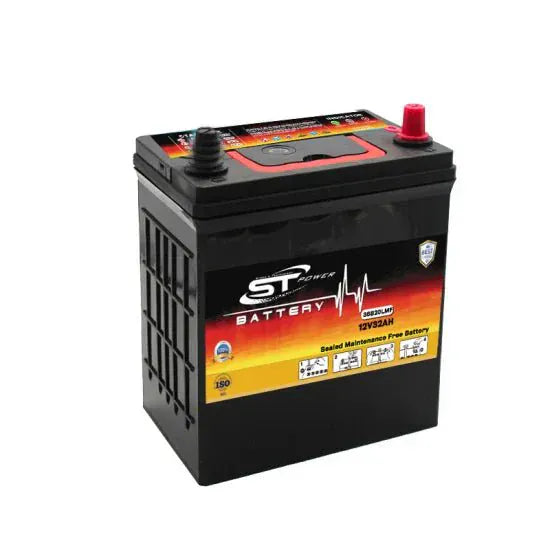 S&T Power Automotive Batteries S&T 9 Plate Power Car Battery 12V 32AH DIN - 38B20