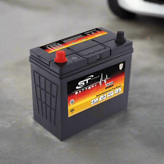 S&T Power Automotive Batteries S&T 9 Plate Power Motorcycle Battery 12V 45AH JIS - 46B24RMF