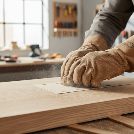 Sait Sander Sait 115 × 230mm Beige Abrasive Sand Paper Sheet with 10 Holes | P80 – P320