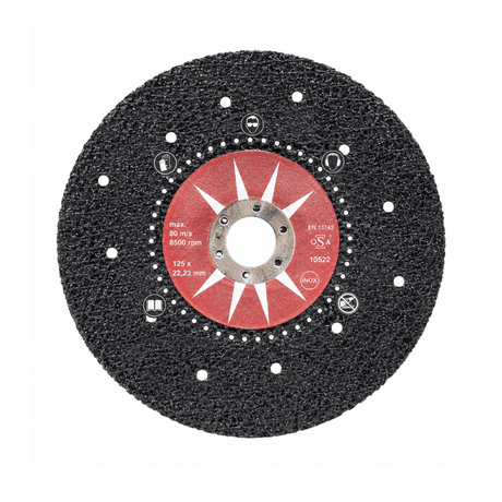 Sait Sanding Disc Sait 115mm Saitron C Semi-Rigid Silicon Carbide Abrasive Sanding Disc | C24, C36 & C60