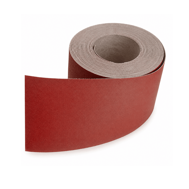 Sait Sander Sait 120mm × 50m Red Abrasive Sand Paper Roll P60 - P120 - SAITAC-RT-A-D