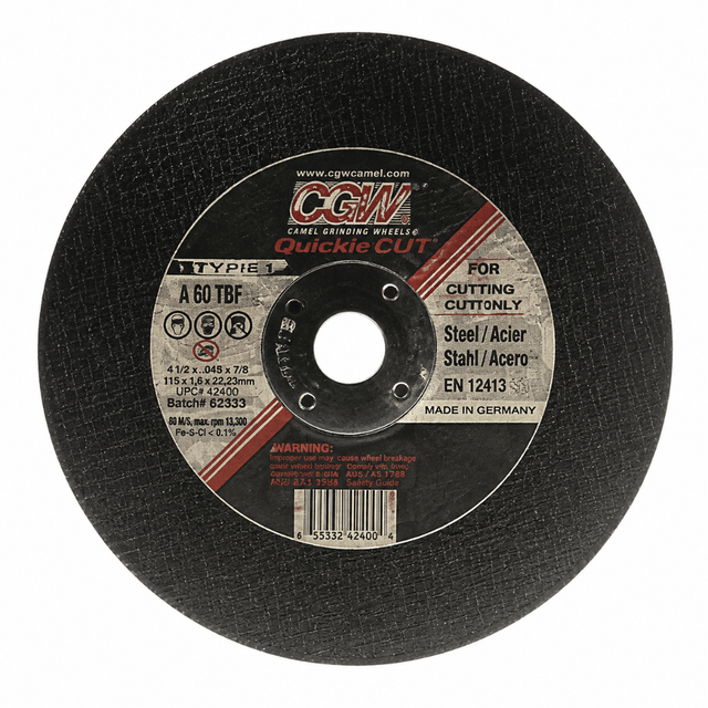 Sait Grinding & Cutting Wheels Sait 230mm A30P Metal Cutting Disc with Depressed Centre - SAITEKO-DT