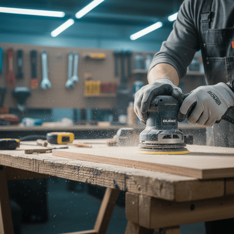 Sait Sander Sait F15 M8 Yellow Sanding Backing Pad 150mm - SAITAC-PAD-150