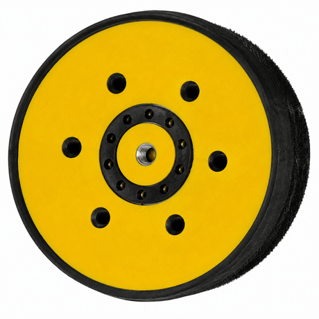 Sait Sander Sait F15 M8 Yellow Sanding Backing Pad 150mm - SAITAC-PAD-150