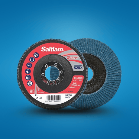 SAIT Sander Sait Flap Disc 180 x 22.23 - SAITLAM-FU-180