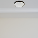 Modern LED Flush Ceiling 48W Light Black - D500