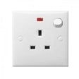 Schneider Switches & Sockets Schneider 13A Single Switched Socket With Neon - E30 Series