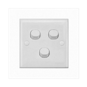 Schneider Switches & Sockets Schneider 3 Gang 2 Way Switch - E30 Series