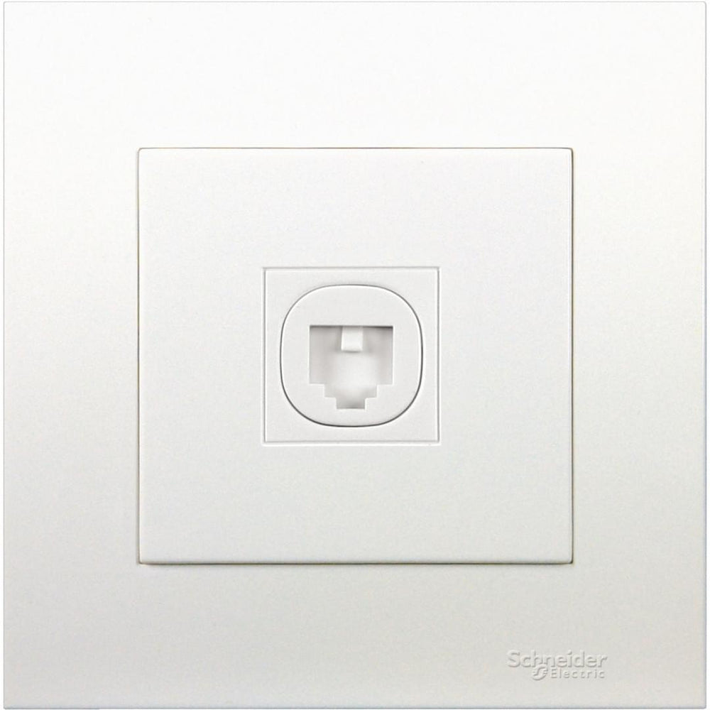Schneider Vivace 1-Gang Telephone Outlet with Shutter | Supply Master ...