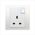 Schneider Switches & Sockets Schneider Vivace 13A Single Switched Socket