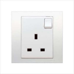 Schneider Switches & Sockets Schneider Vivace 13A Single Switched Socket