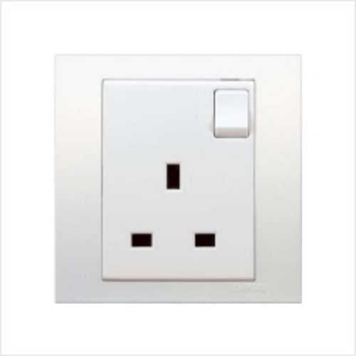 Schneider Switches & Sockets Schneider Vivace 13A Single Switched Socket