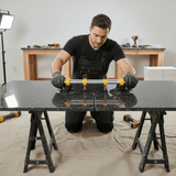 SGS Oscillating Tool Accessories SGS 120kg Adjustable Double Vacuum Suction Cup with Air-Pump System & 150mm Pads