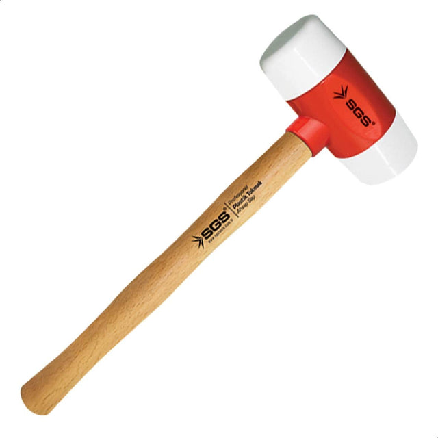 SGS Hammers Mallets & Sledges SGS 2 Sided Teflon Mallet Hammer with Wooden Handle 40mm - SGS732