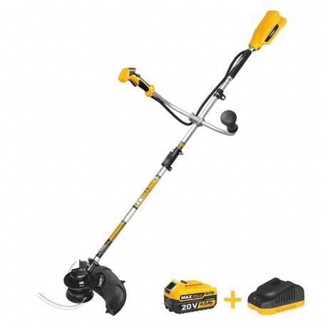 SGS Trimmer SGS 20V Brushless Cordless Grass Trimmer and Brush Cutter Set with 4.0Ah Battery & Charger - SGS5335