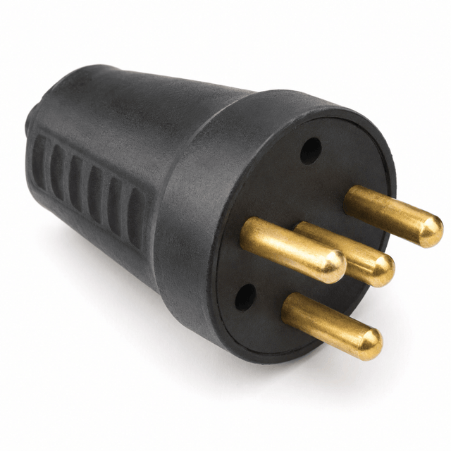 SGS Electrical Accessories SGS 25A Three-Phase Industrial Male Rubber Plug - SGS3505