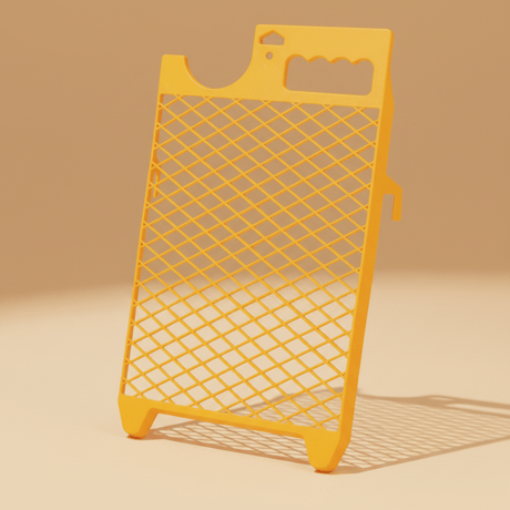 SGS Paint Tools & Equipment SGS 260 × 300mm Yellow Paint Roller Grid with Anti-Drip Mesh for Buckets and Containers - SGS379
