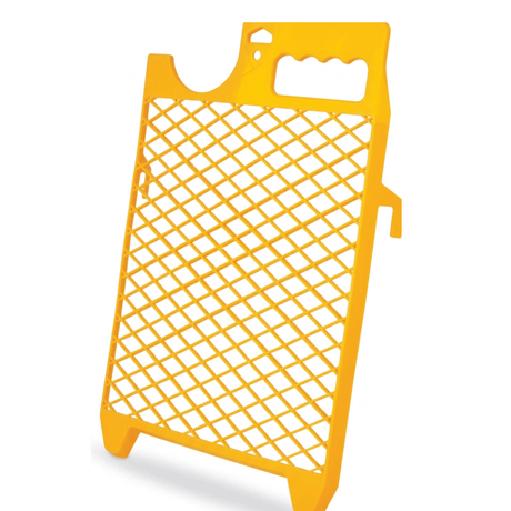 SGS Paint Tools & Equipment SGS 260 × 300mm Yellow Paint Roller Grid with Anti-Drip Mesh for Buckets and Containers - SGS379
